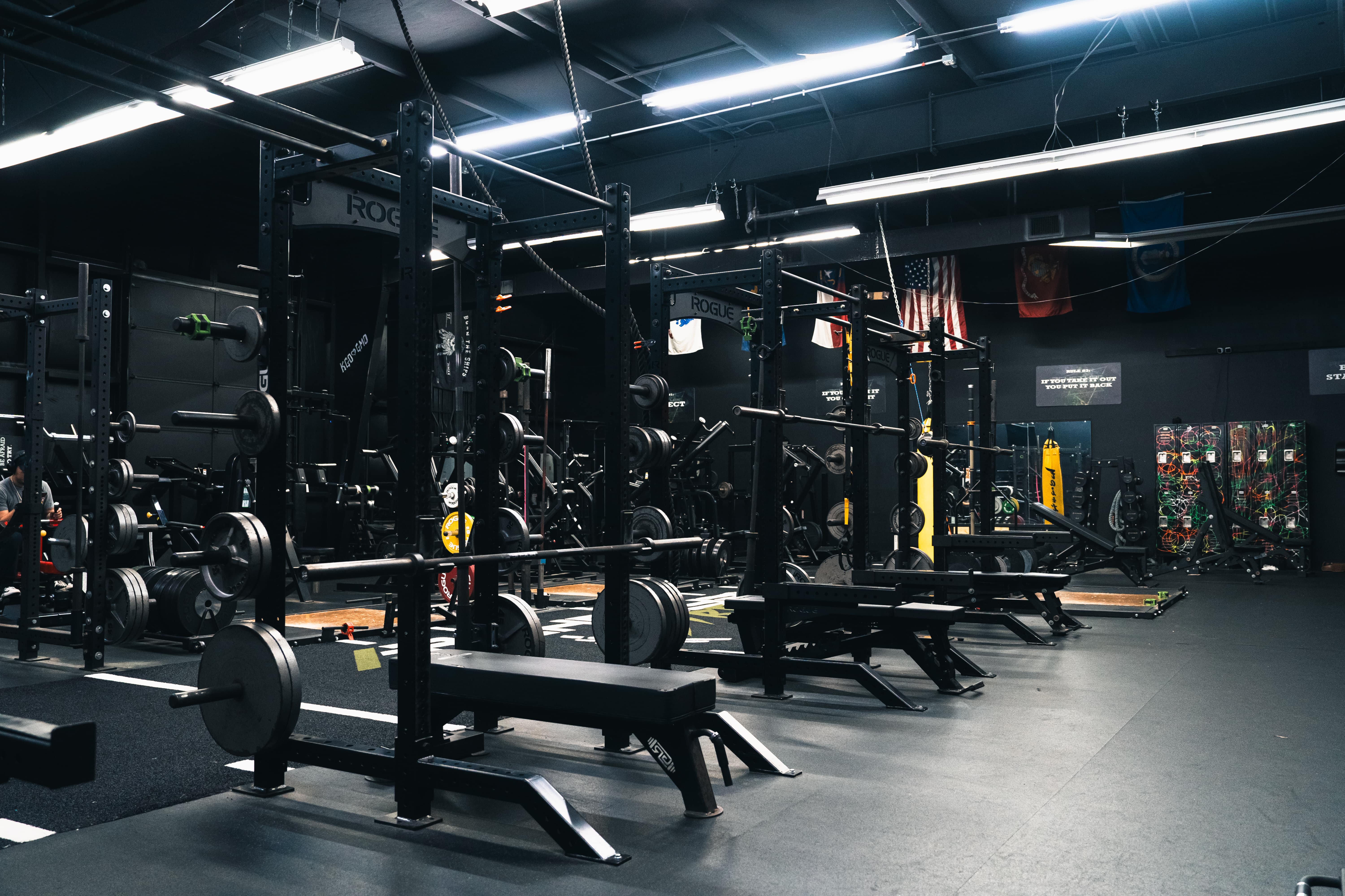 West Raleigh gym plates and barbells