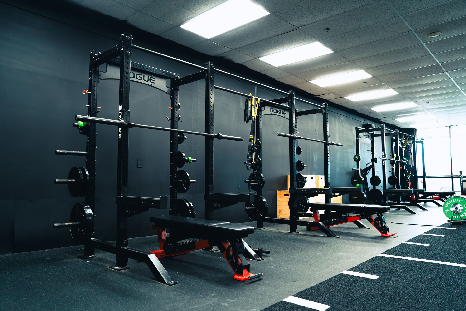 East Raleigh gym training floor and turf